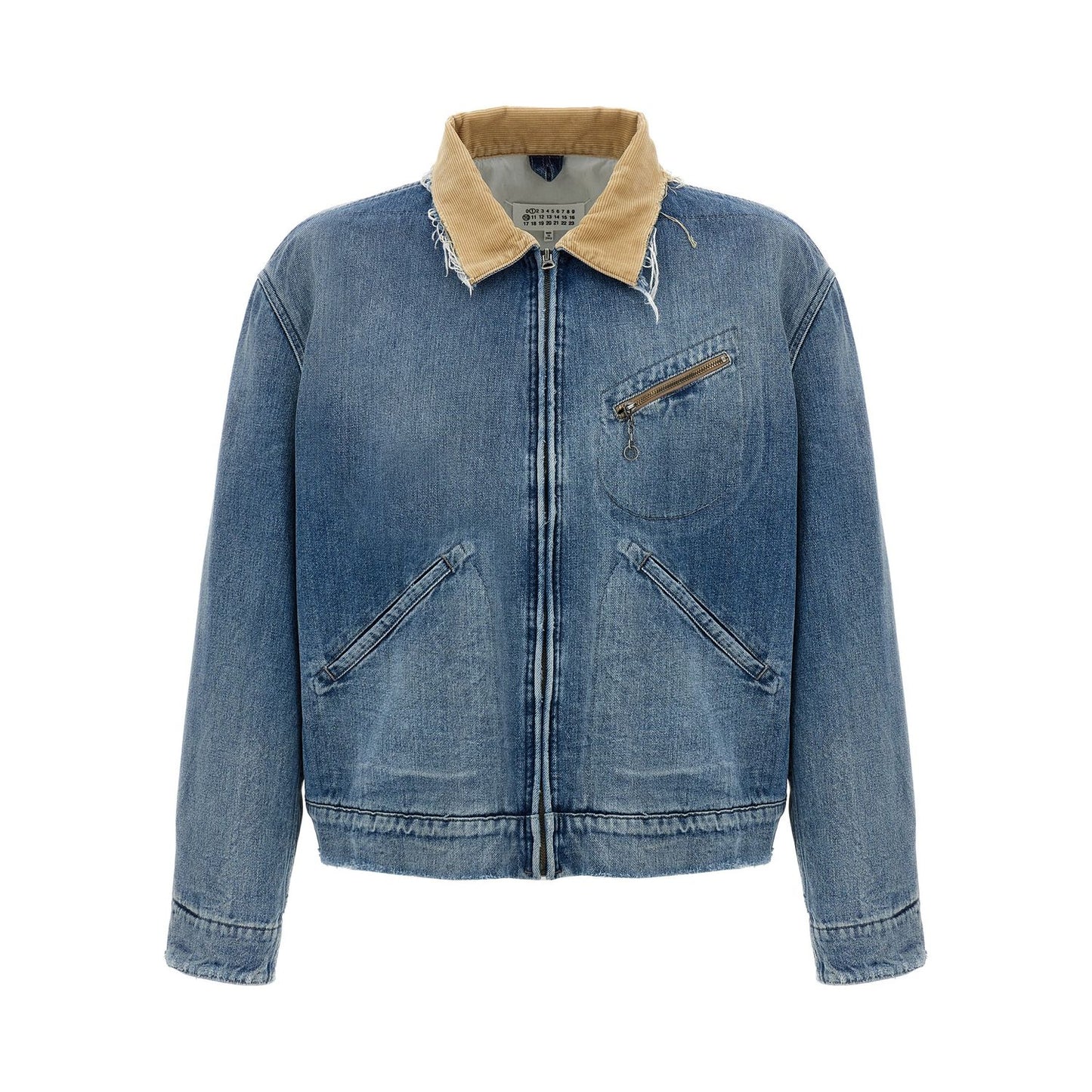 Maison Margiela Blue Cotton Denim Jacket