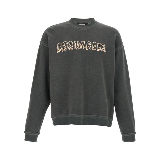 Dsquared² Gray Cotton Sweatshirt