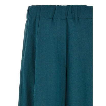 Dries Van Noten Bicolor Wool Casual Pants