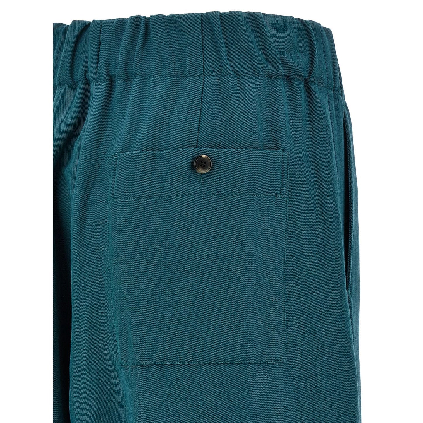 Dries Van Noten Bicolor Wool Casual Pants