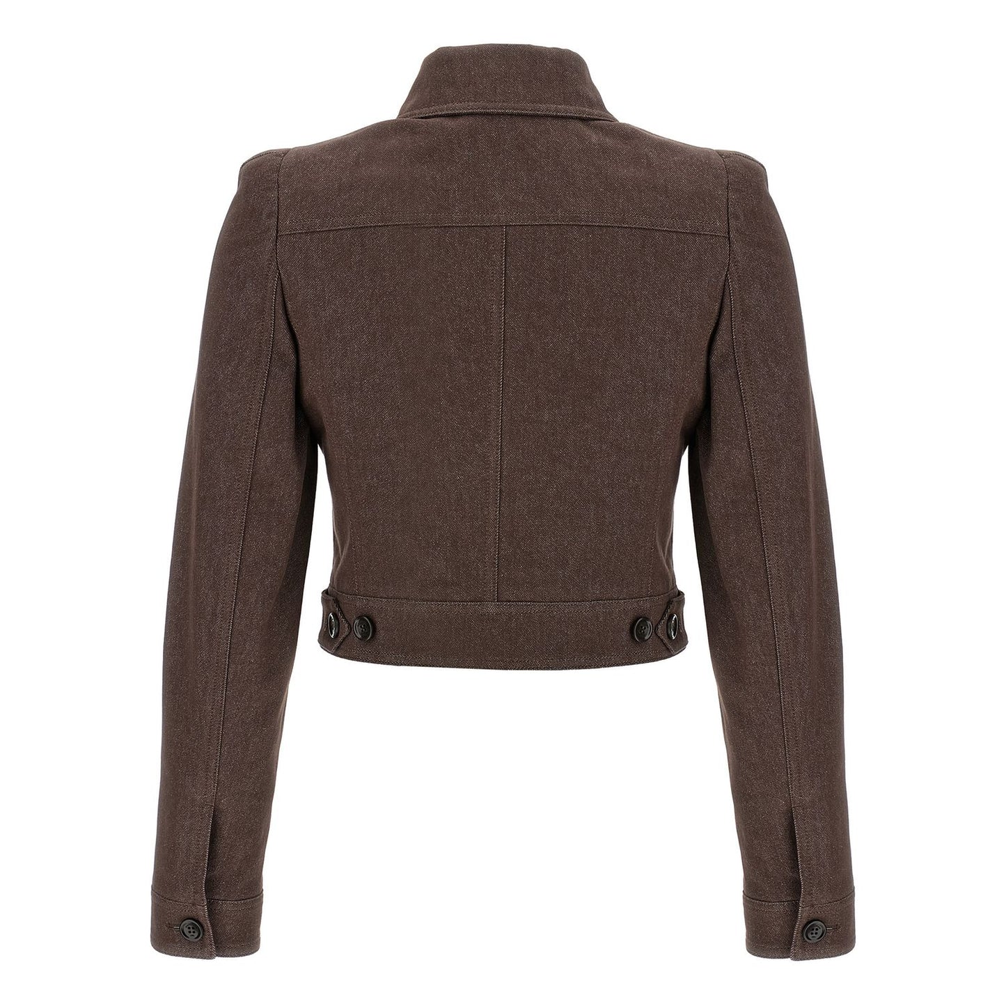 Max Mara Brown Cotton Blazer