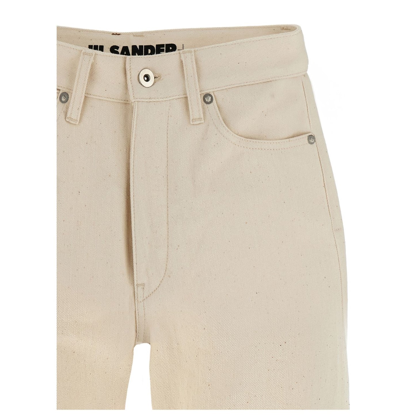 Jil Sander Beige Cotton Jeans Denim