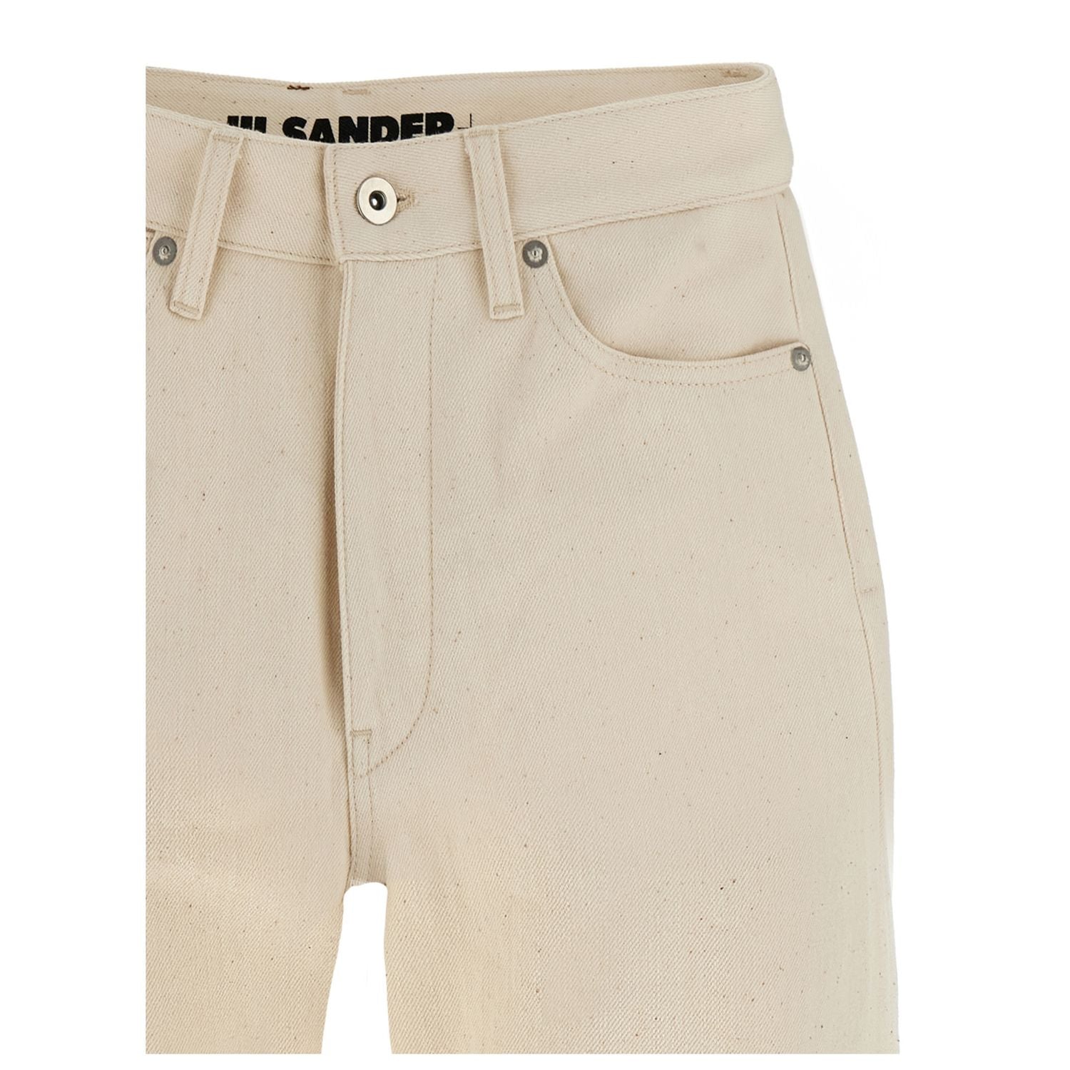 Jil Sander Beige Cotton Jeans Denim