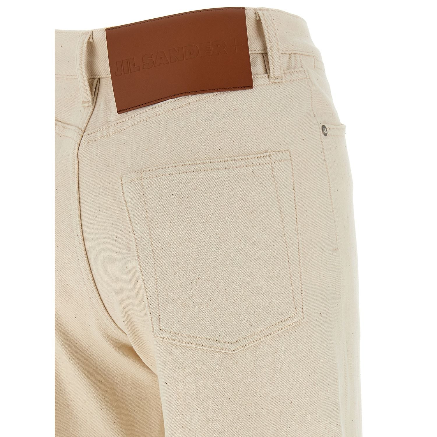 Jil Sander Beige Cotton Jeans Denim