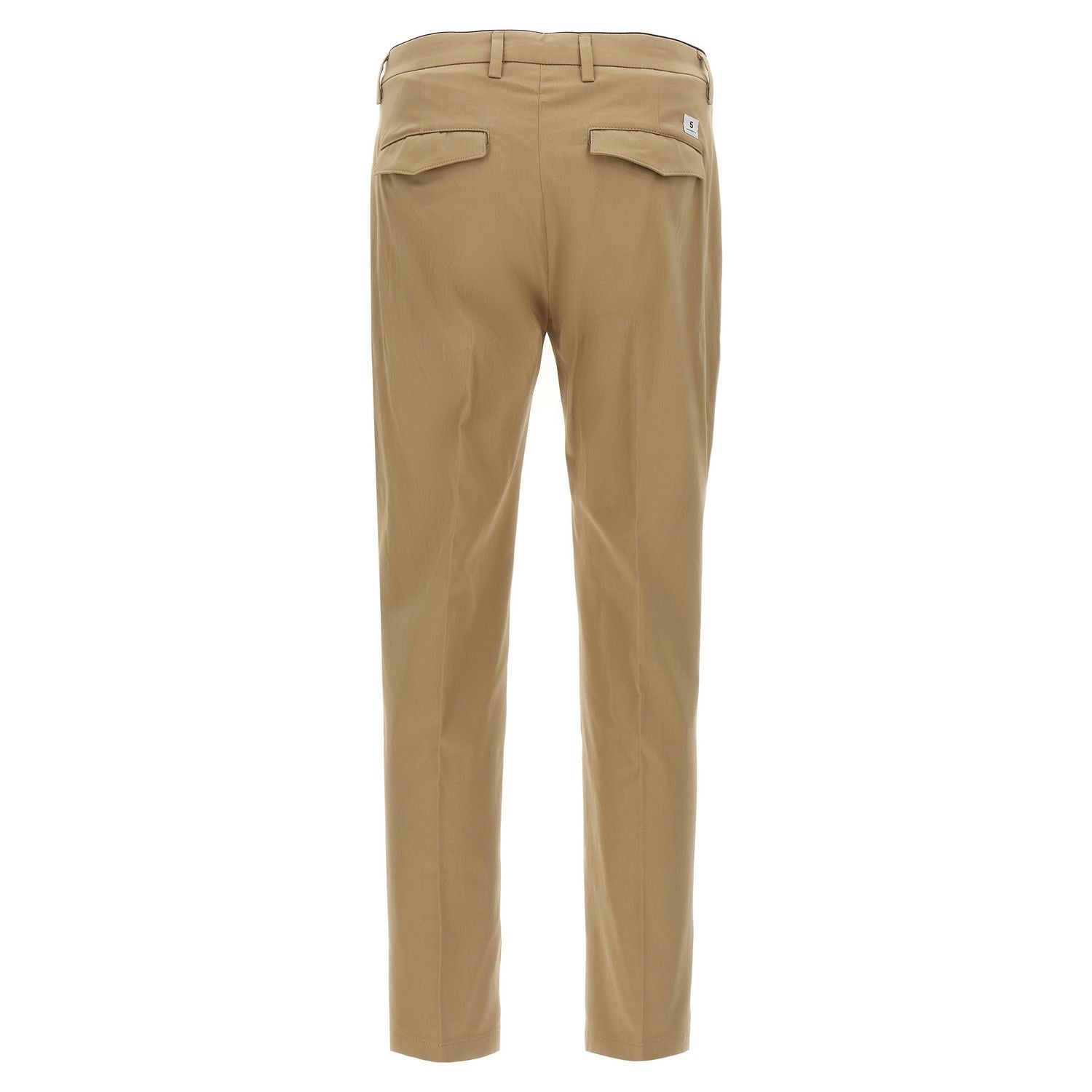 Department 5 Beige Cotton Cropped Pants