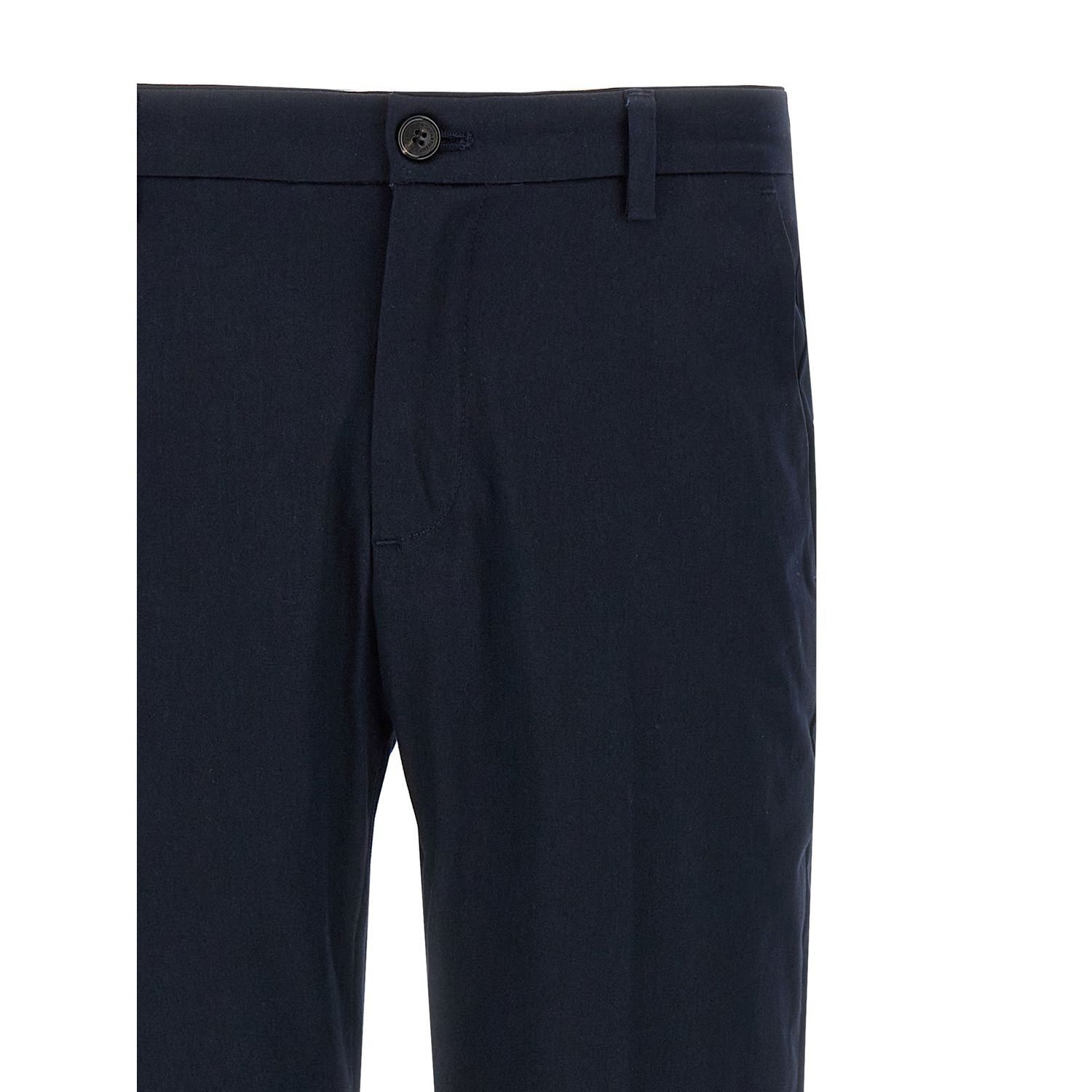 Department 5 Blue Cotton Cropped Pants