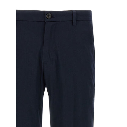 Department 5 Blue Cotton Cropped Pants