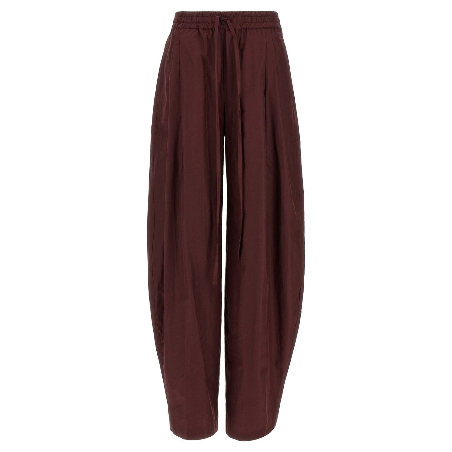 The Andamane Bordeaux Polyester Casual Pants