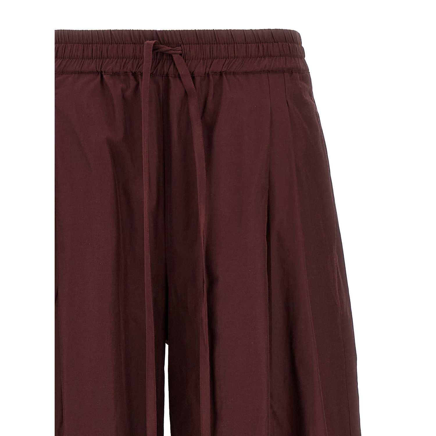 The Andamane Bordeaux Polyester Casual Pants