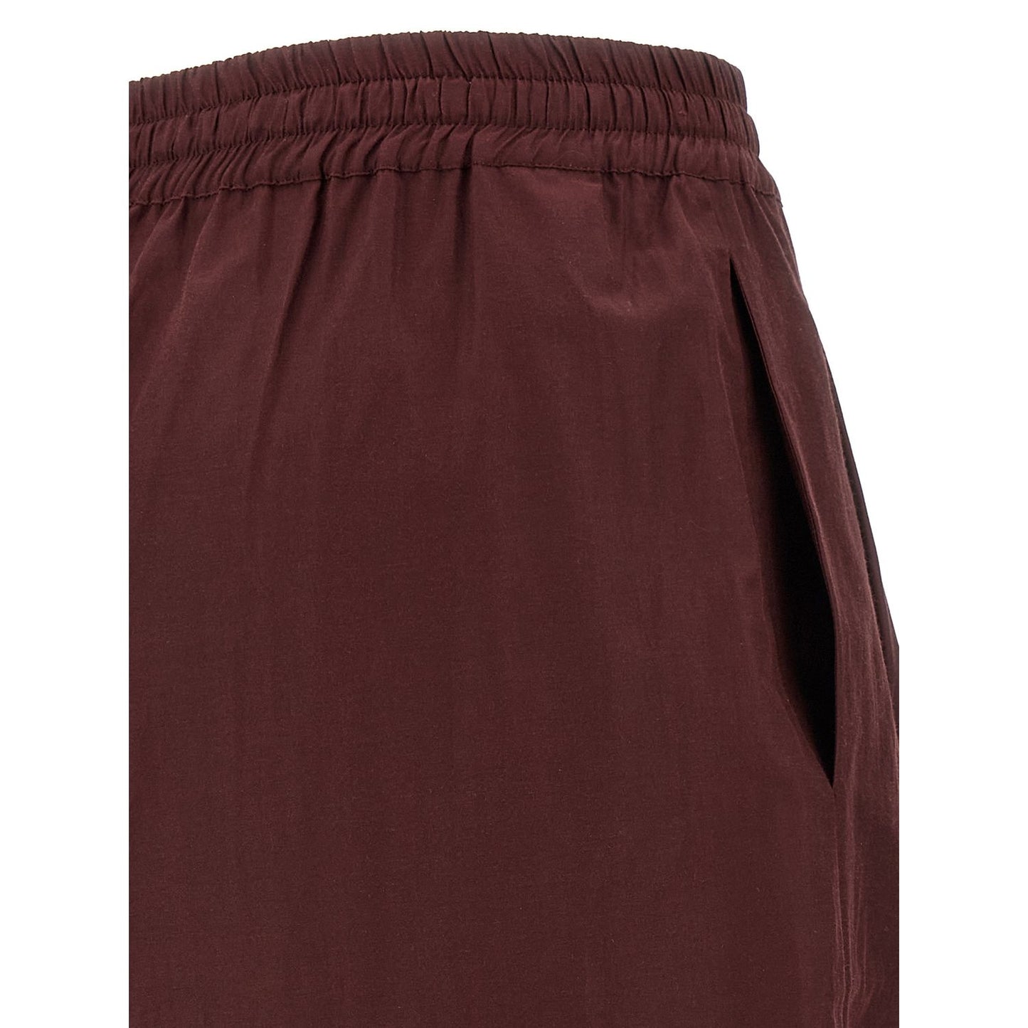 The Andamane Bordeaux Polyester Casual Pants