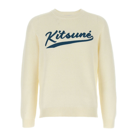 Maison Kitsuné White Cotton Cardigan