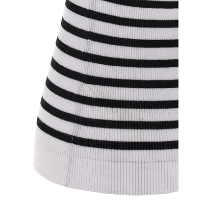 Khaite Bicolor Wool Sleeveles T-Shirt