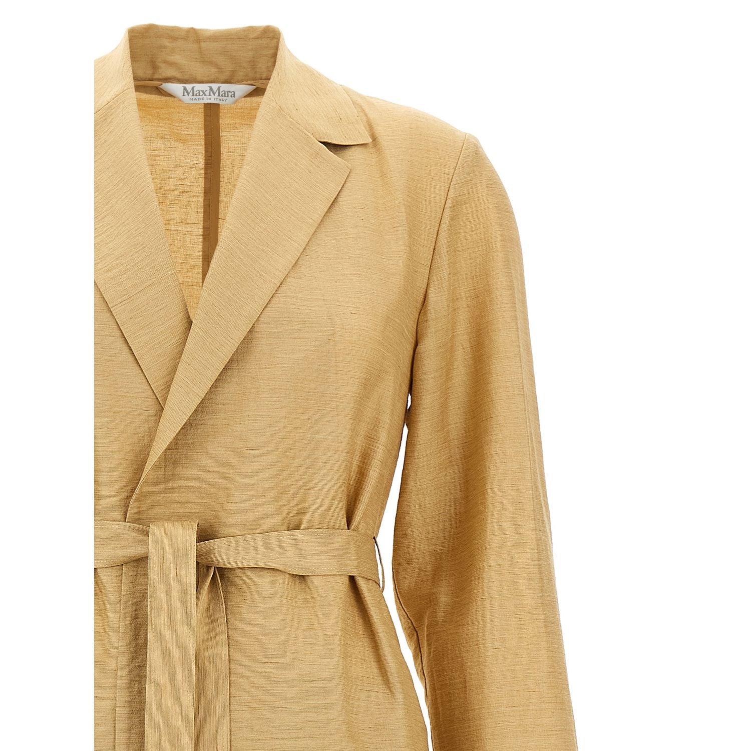 Max Mara Beige Fluorofiber Coat