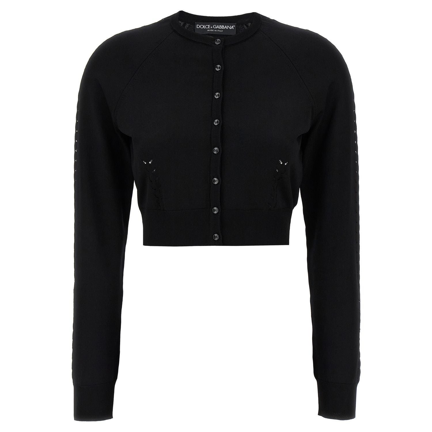 Dolce & Gabbana Black Viscose Cardigan