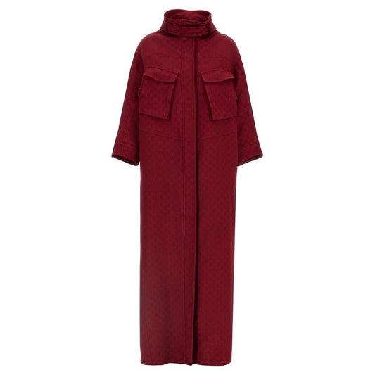 Gucci Red Viscose Coat