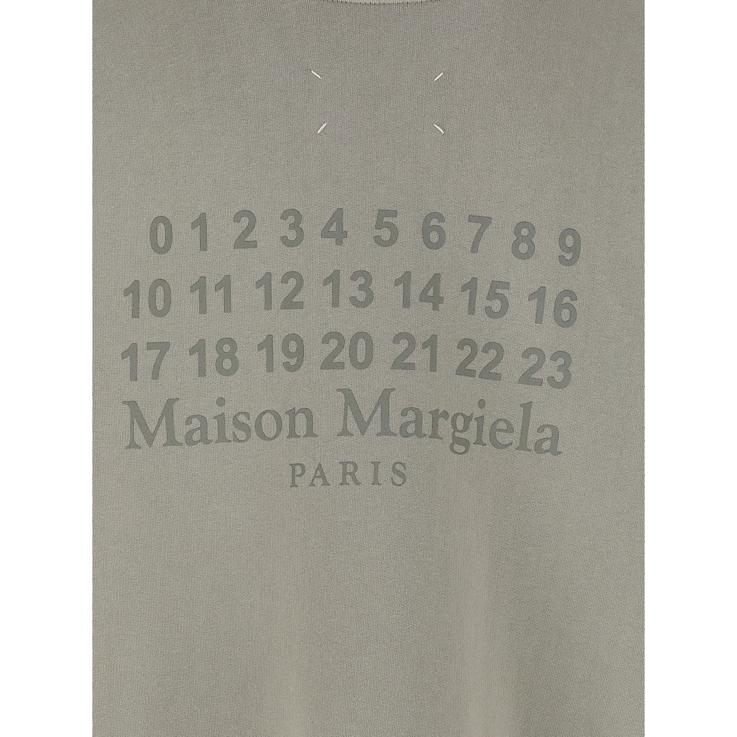Maison Margiela Gray Cotton Sweatshirt