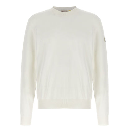 MONCLER GENIUS White Cotton Cardigan