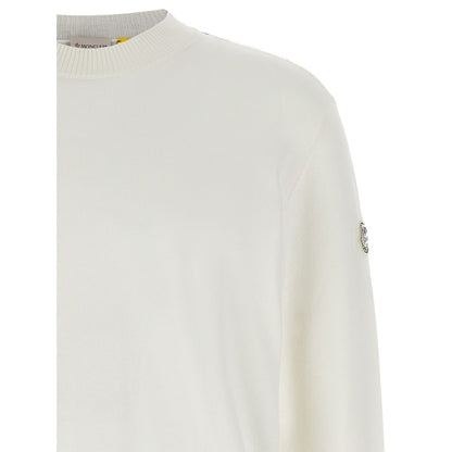 MONCLER GENIUS White Cotton Cardigan