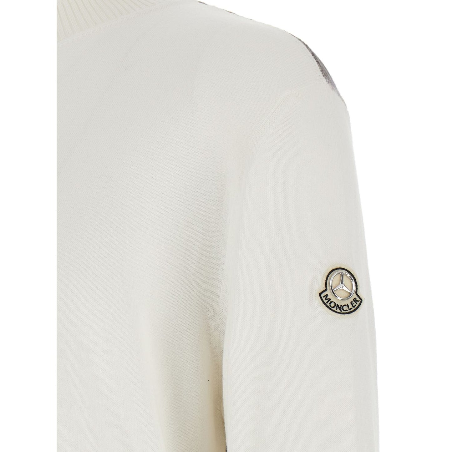 MONCLER GENIUS White Cotton Cardigan