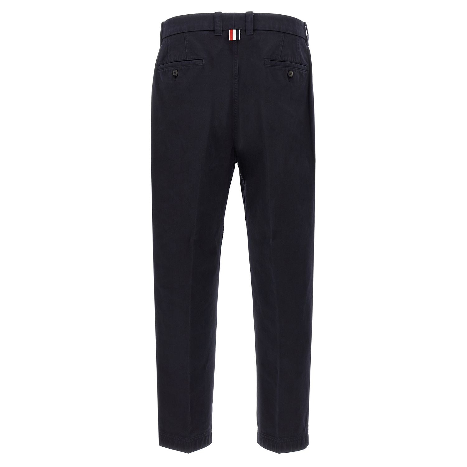 Thom Browne Blue Cotton Casual Pants