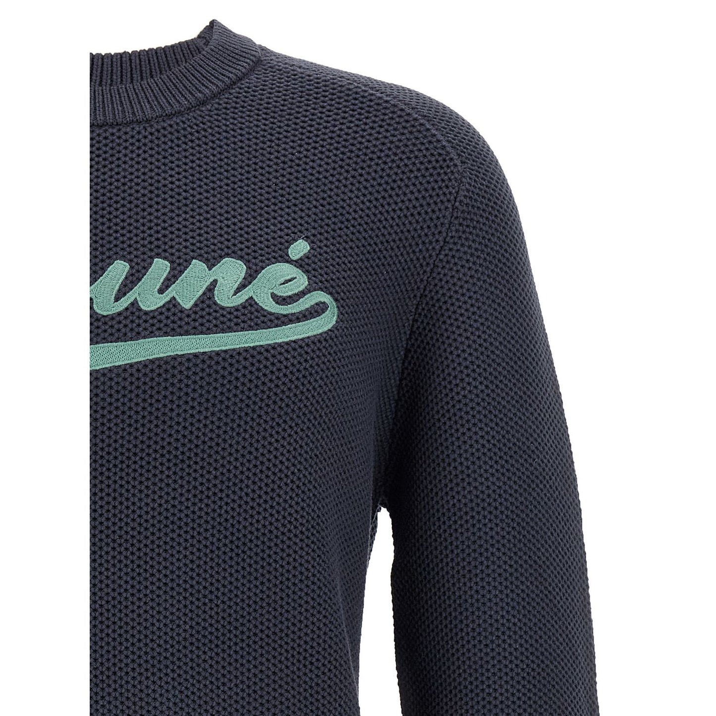 Maison Kitsuné Gray Cotton Cardigan