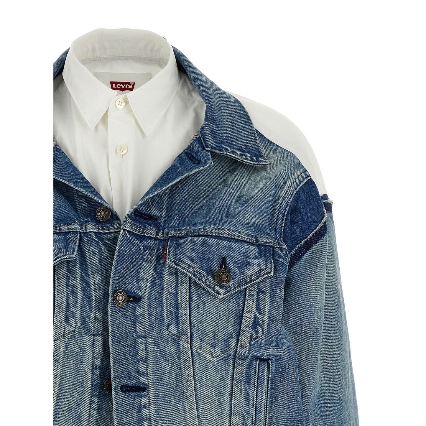 Junya Watanabe Multicolor Cotton Denim Jacket