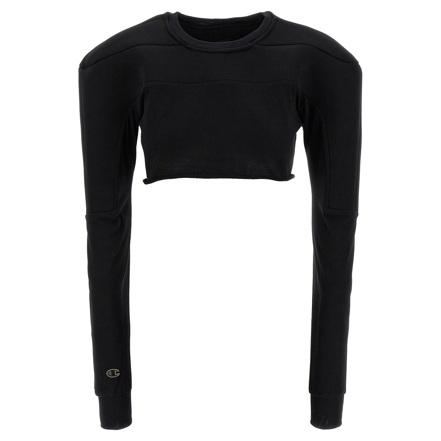 Rick Owens Black Cotton Cardigan