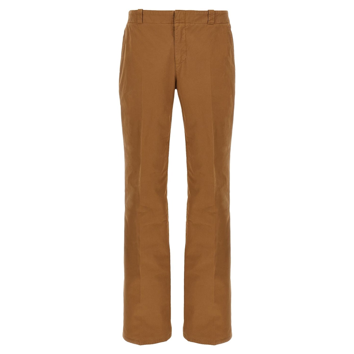 Alexander McQueen Brown Cotton Chino Pants