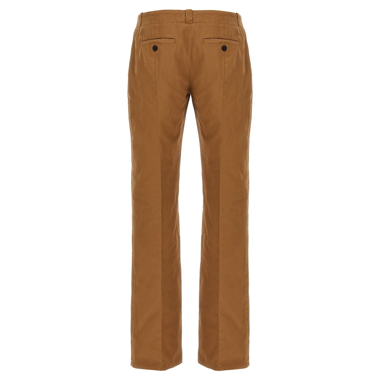 Alexander McQueen Brown Cotton Chino Pants