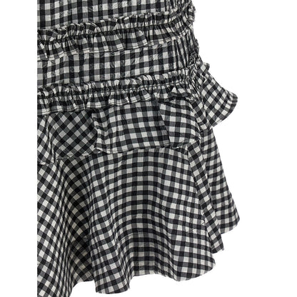 Ganni Bicolor Polyester Short Dress