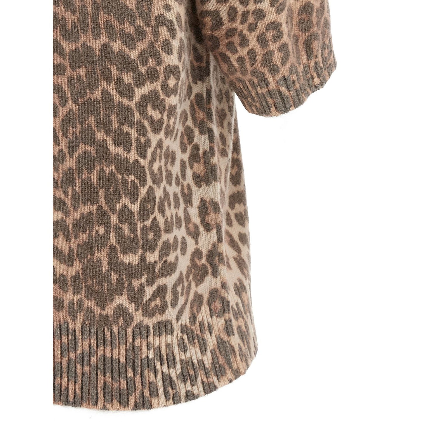 Ganni Brown Wool T-Shirt