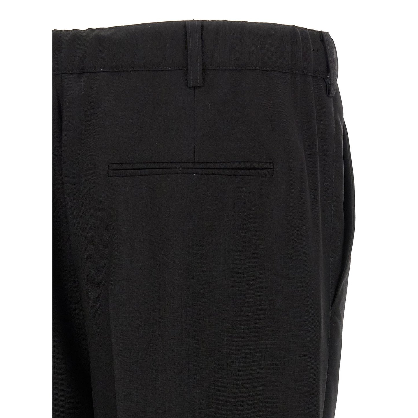 Marni Black Virgin Wool Casual Pants