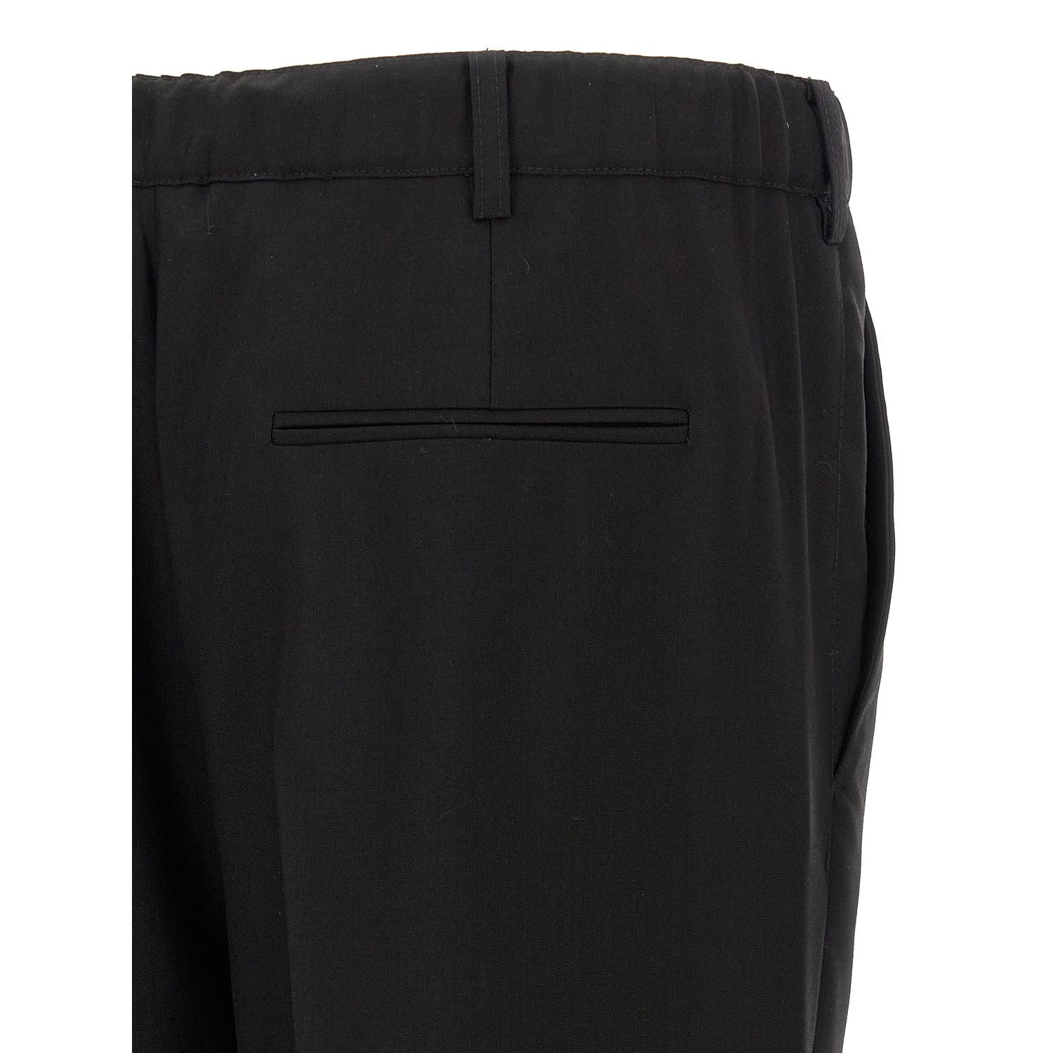 Marni Black Virgin Wool Casual Pants