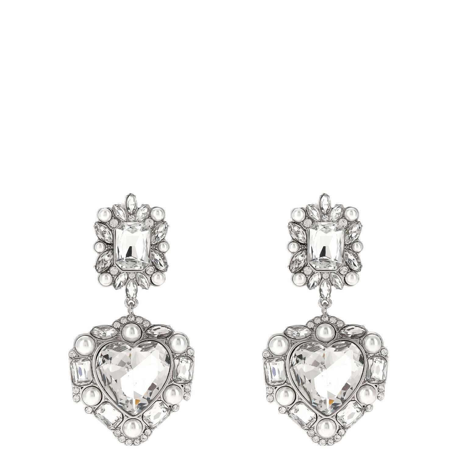 Self-Portrait Silver Cotton Earrings