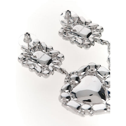 Self-Portrait Silver Cotton Earrings