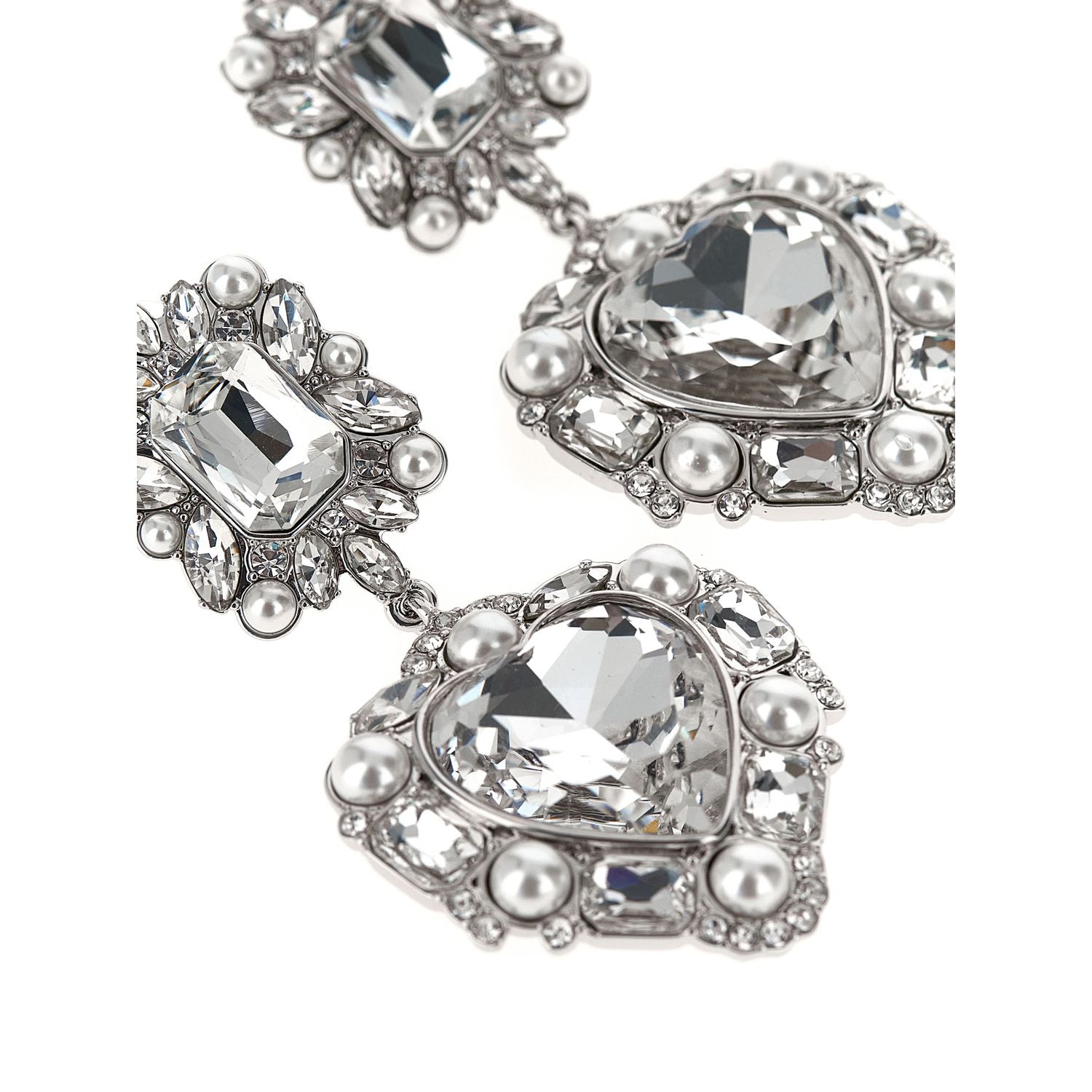 Self-Portrait Silver Cotton Earrings