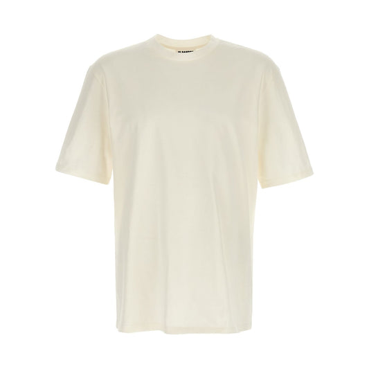 Jil Sander White Cotton Long Sleeve T-Shirt