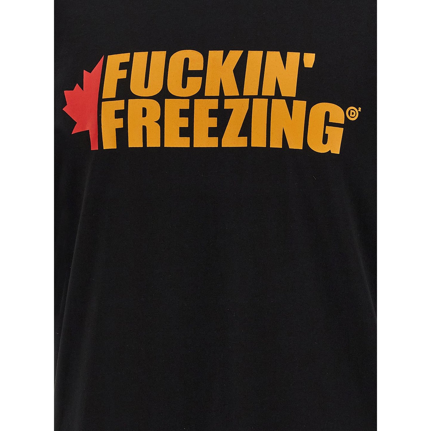 Dsquared² Black Cotton T-Shirt