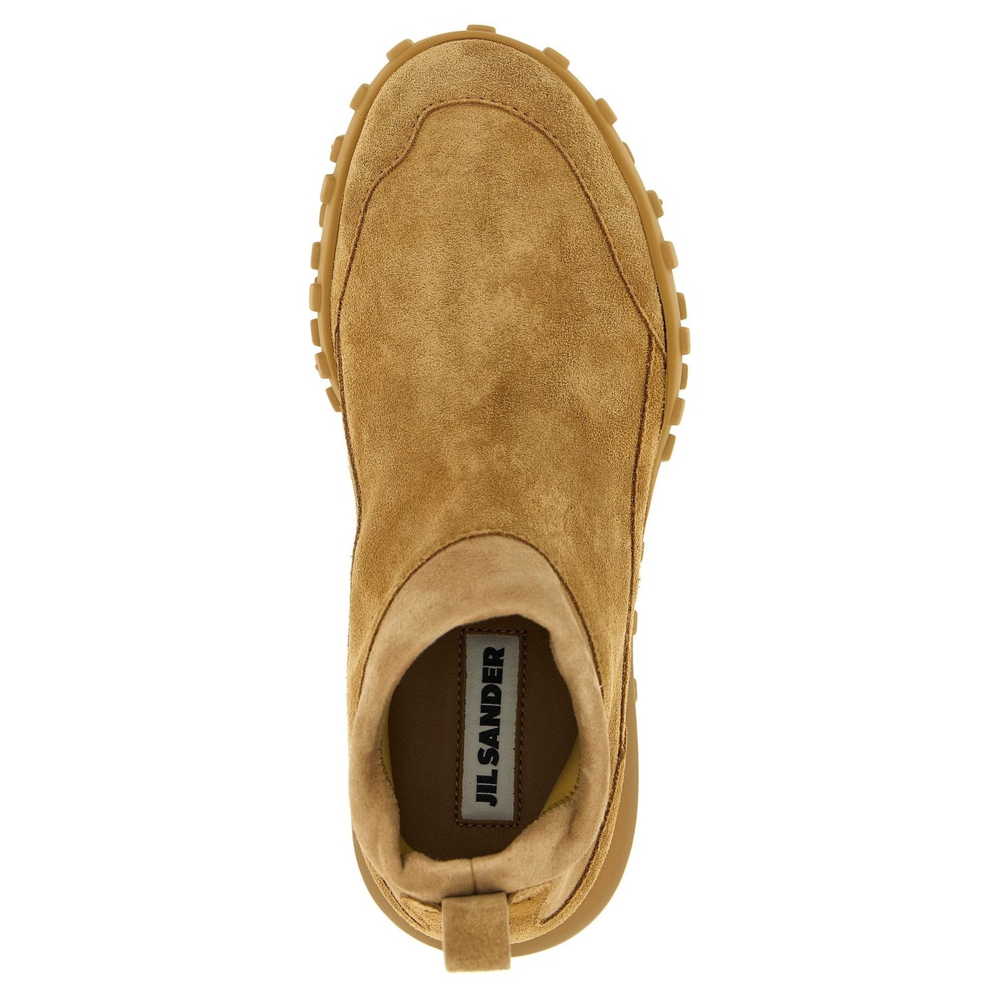 Jil Sander Beige Calfskin Sneakers
