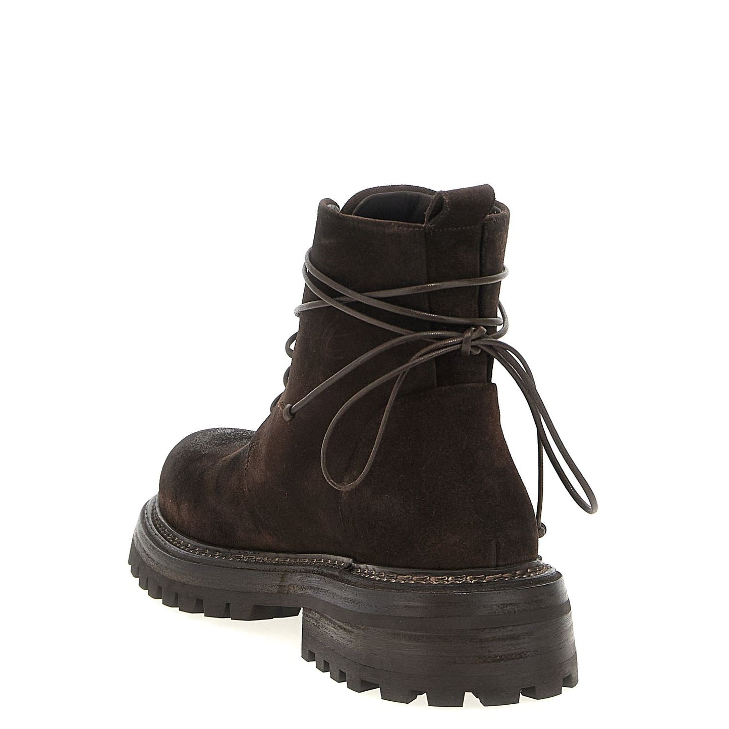 Marsell Brown Cotton Chelsea Boots
