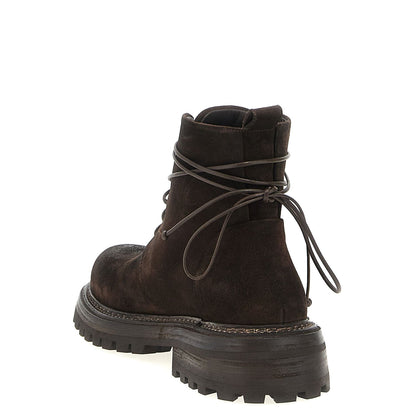 Marsell Brown Cotton Chelsea Boots