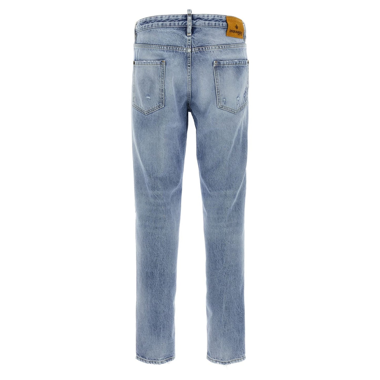 Dsquared² Blue Cotton Skinny Jeans