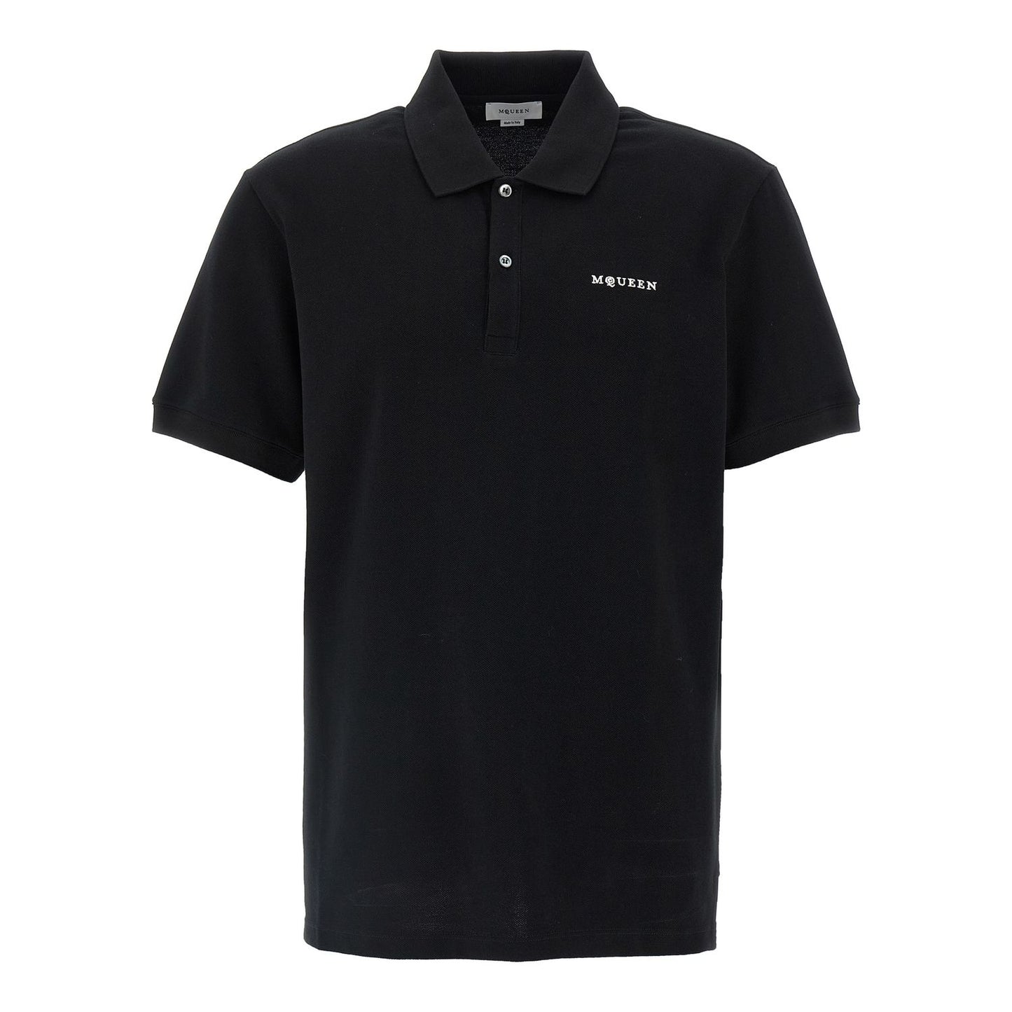 Alexander McQueen Bicolor Cotton Polo Shirt