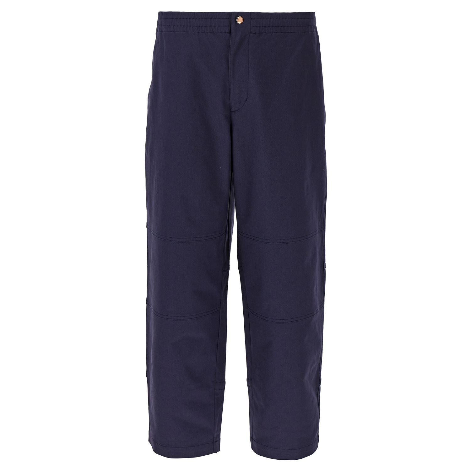 MONCLER GENIUS Blue Cotton Casual Pants