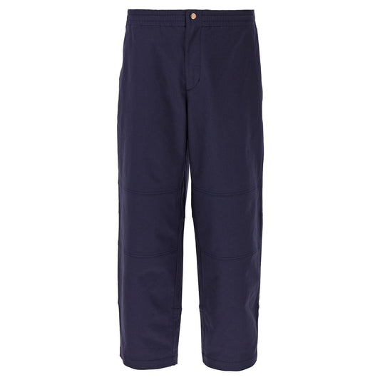 MONCLER GENIUS Blue Cotton Casual Pants