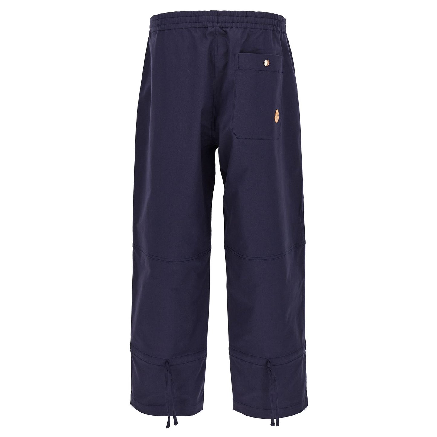 MONCLER GENIUS Blue Cotton Casual Pants