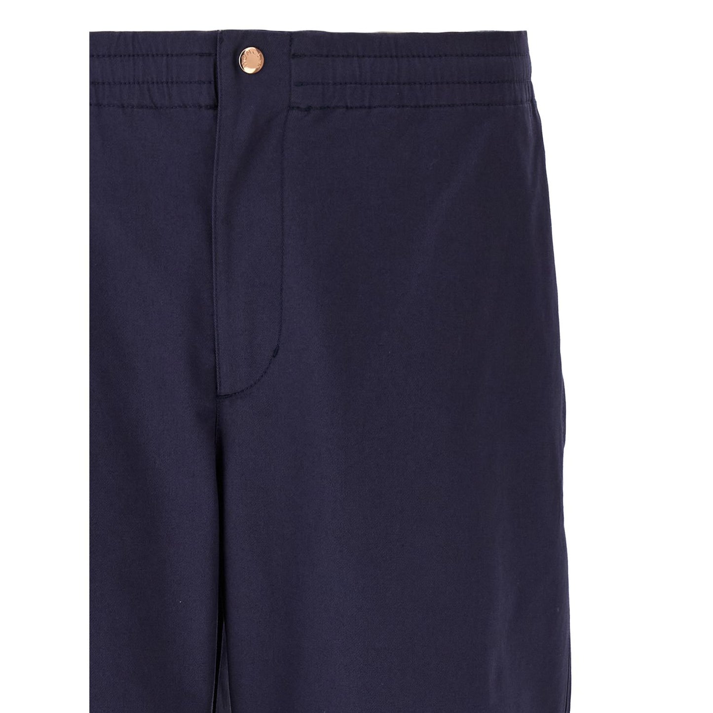 MONCLER GENIUS Blue Cotton Casual Pants