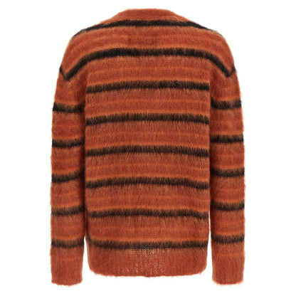 Marni Orange Fabric Cardigan