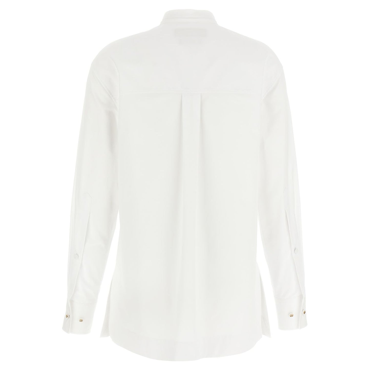 Gucci White Cotton Blouse
