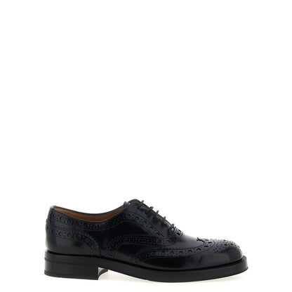 Church's Black Calfskin Oxfords And Derbies